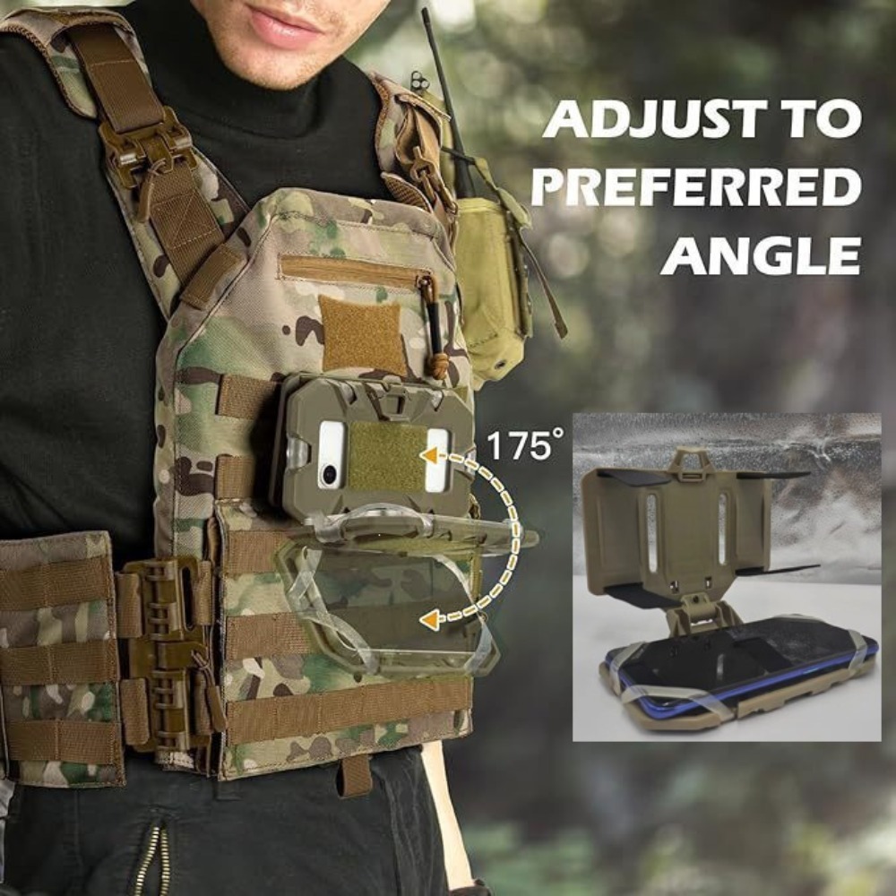 Tactical MOLLE Vest Phone Hold - Mobile Tech Accessories 评论和价格