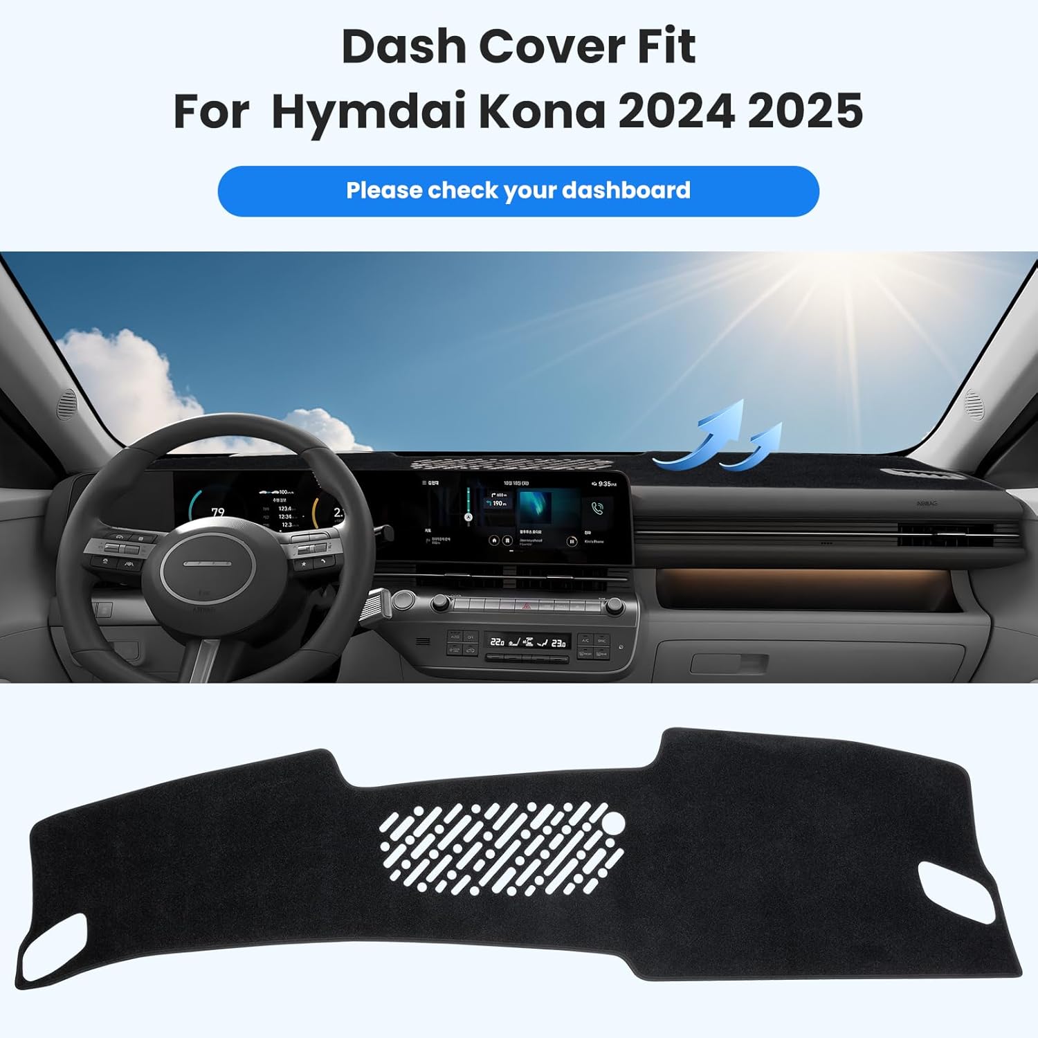 Dash Cover Compatible with Hyu - Tech Car Accessories 评论和价格