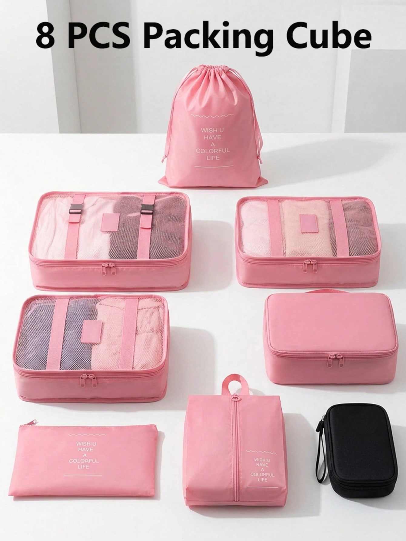 Set Packing Cubes& Travel Cabl - Tech Accessories Case 评论和价格
