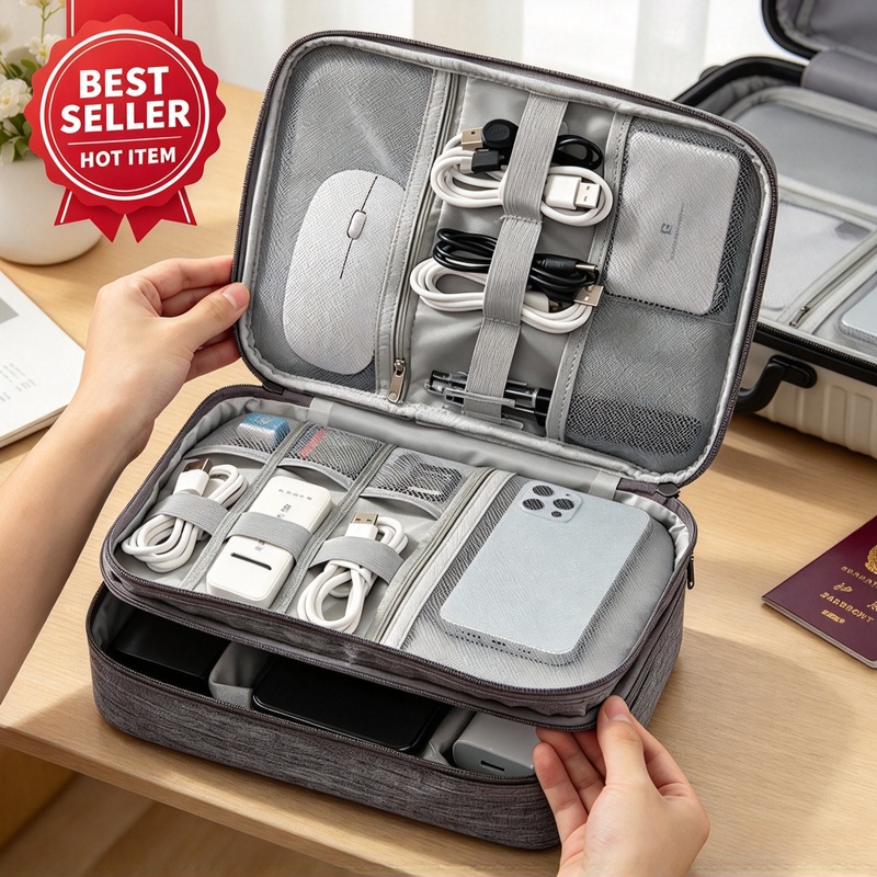 Portable Waterproof Electronic - Tech Accessories Case 评论和价格