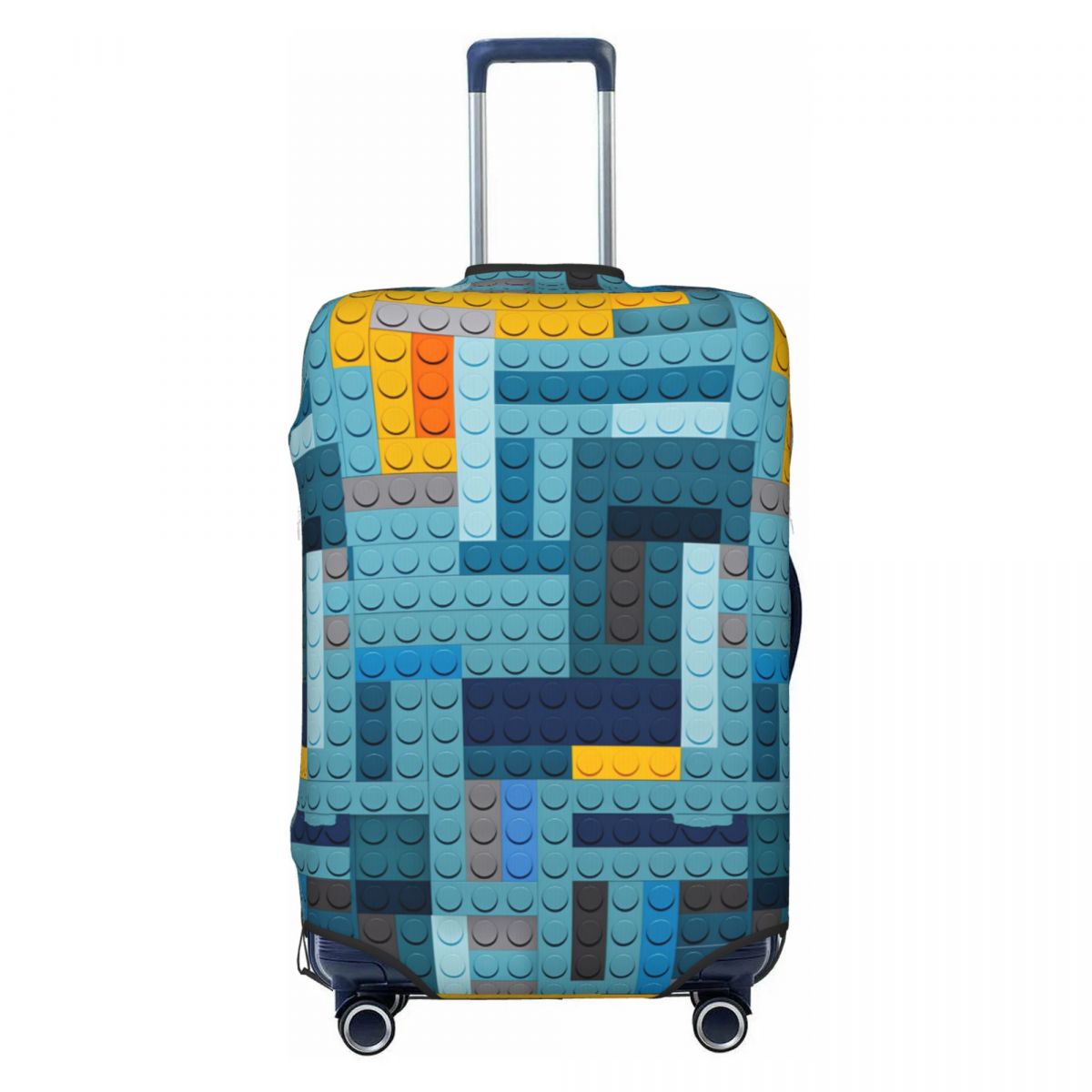 Blue Tech Pixel Building Block - Tech Accessories Case 评论和价格