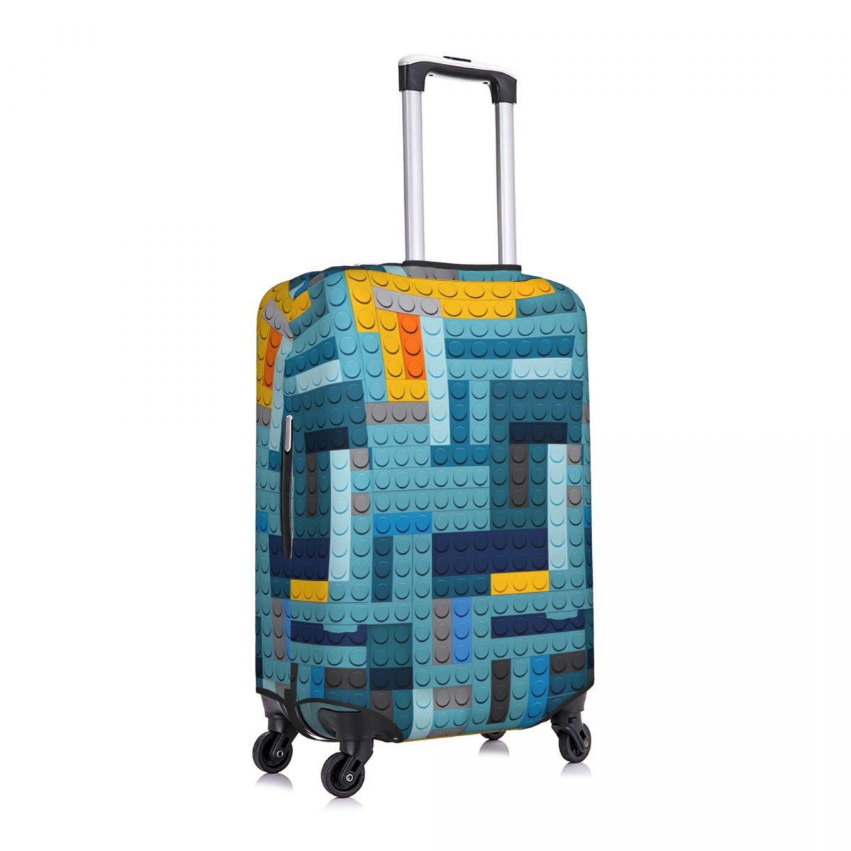 Blue Tech Pixel Building Block - Tech Accessories Case 评论和价格